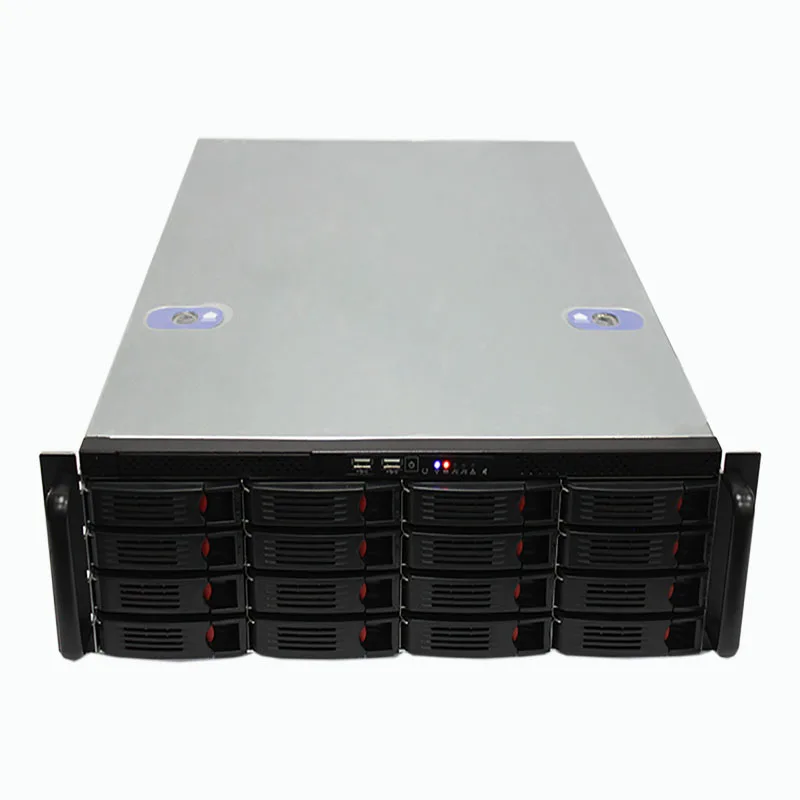 3U660 Серверный корпус 16 жесткий диск Горячая замена сервер 1" монтируемый в стойку Промышленный контроль ERP DVR KTV Почтовый чехол для компьютера