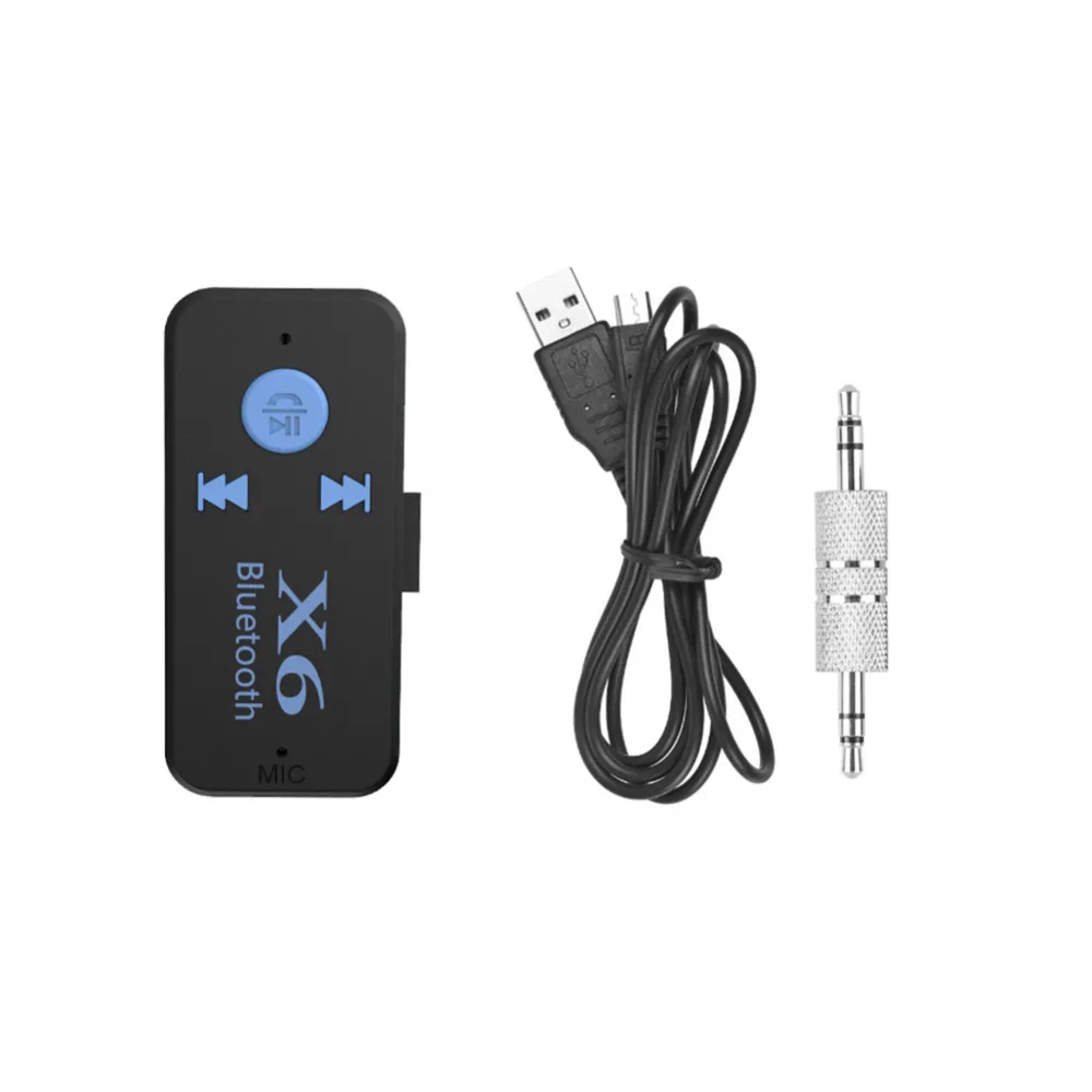 Автомобильный USB Bluetooth аудио приемник адаптер 3 5 мм Aux 4 1 громкой связи