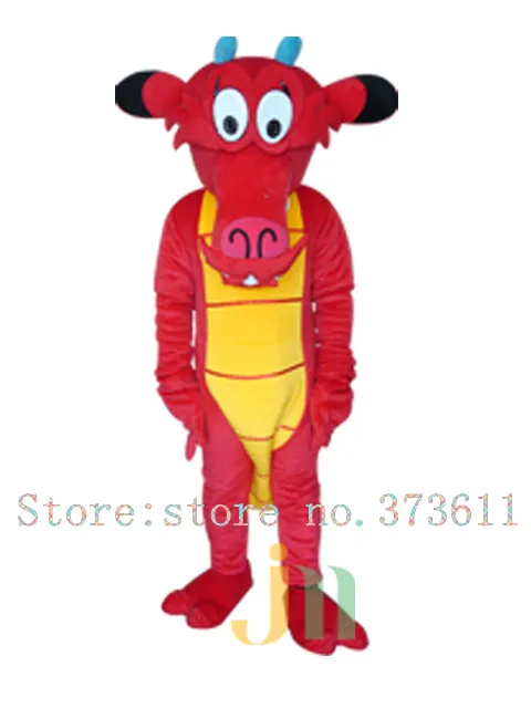 Disfraces de Mascota de dragón Mushu de alta calidad, a la venta, disfraz de Mascota de dragón, disfraz de personaje de dragón, envío gratis