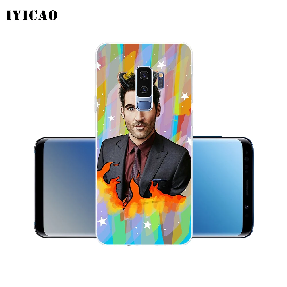 IYICAO Lucifer том Эллис ТВ шоу Мягкий силиконовый чехол для телефона Samsung Galaxy S10e S10 S9 S8