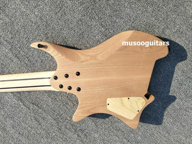 Musoo brand 8 струн fanned fret безголовая электрогитара|electric guitar with tremolo|fanned fretheadless electric |