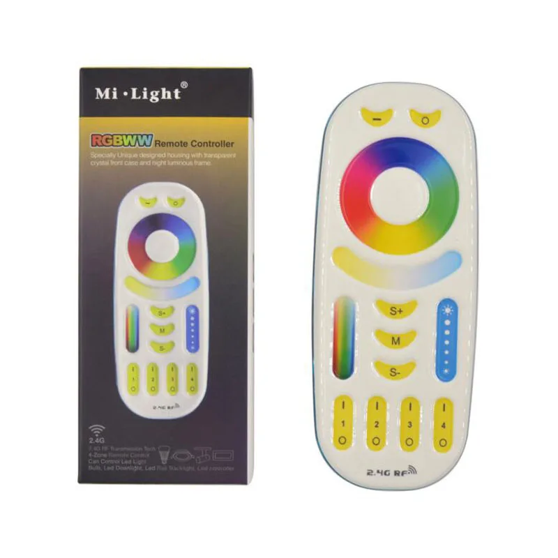 Wonlukiy 2 4 ГГц RGBWW RGBCW Зона контроллер RF RGB + пульт удаленного управления CCT для Milight