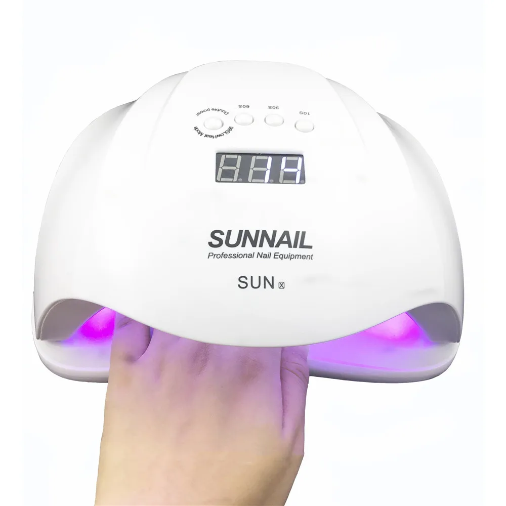 54W SUN X UV/LED лампа для ногтей маникюра белый свет простая быстро сохнущая машина УФ