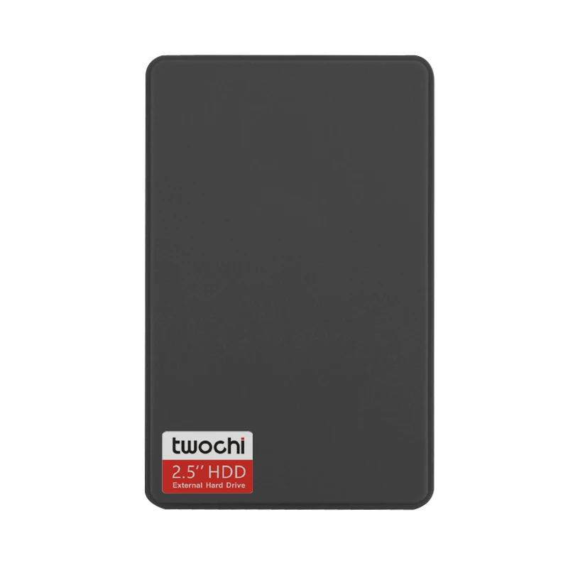 Черный Новые стили TWOCHI A1 5 цветов 2,5 ''внешний жесткий диск 100 ГБ USB2.0 Портативный HDD хранения дисковый разъем и играть на продажу - Цвет: Черный