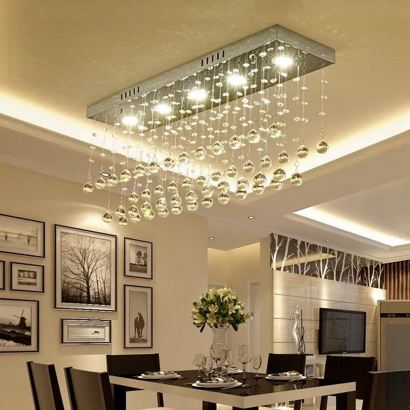 Modern crystal Ceiling Lights Lamparas De Techo lustre Luminaria Abajur Lamp Home Lighting light Avize Luminaire | Освещение
