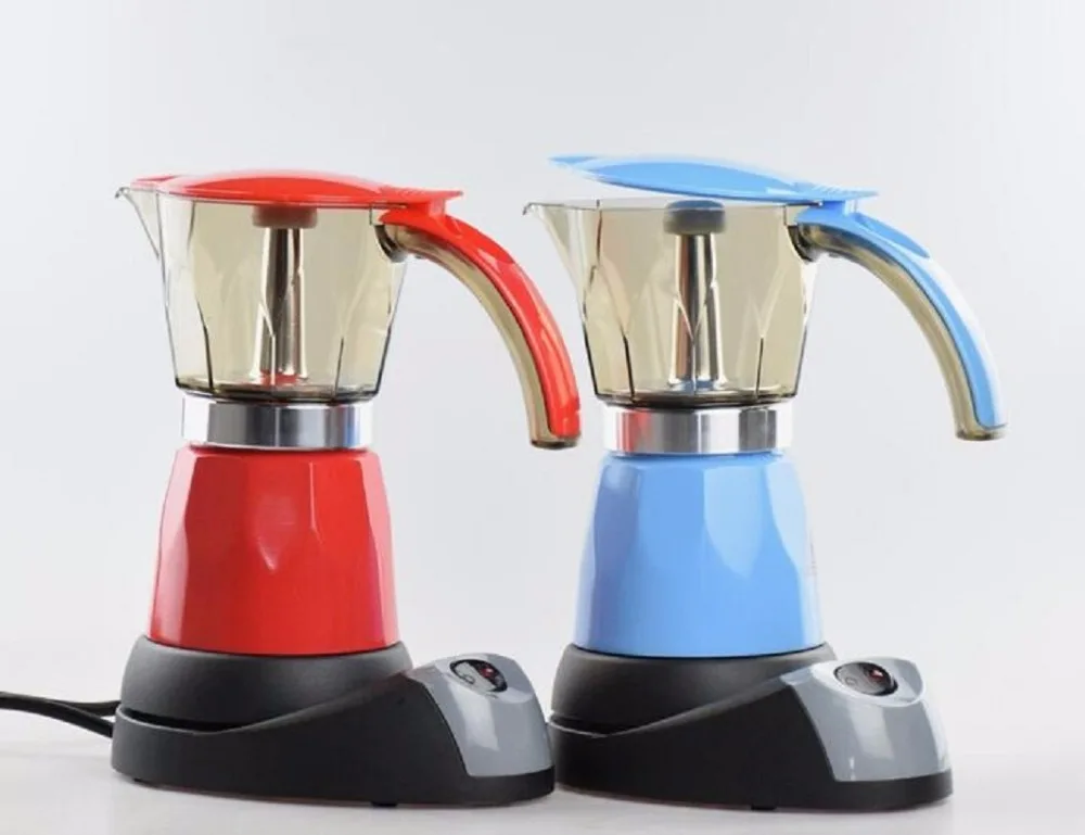 Бесплатная доставка электрическая кофеварка для эспрессо кофе Мока горшок 6