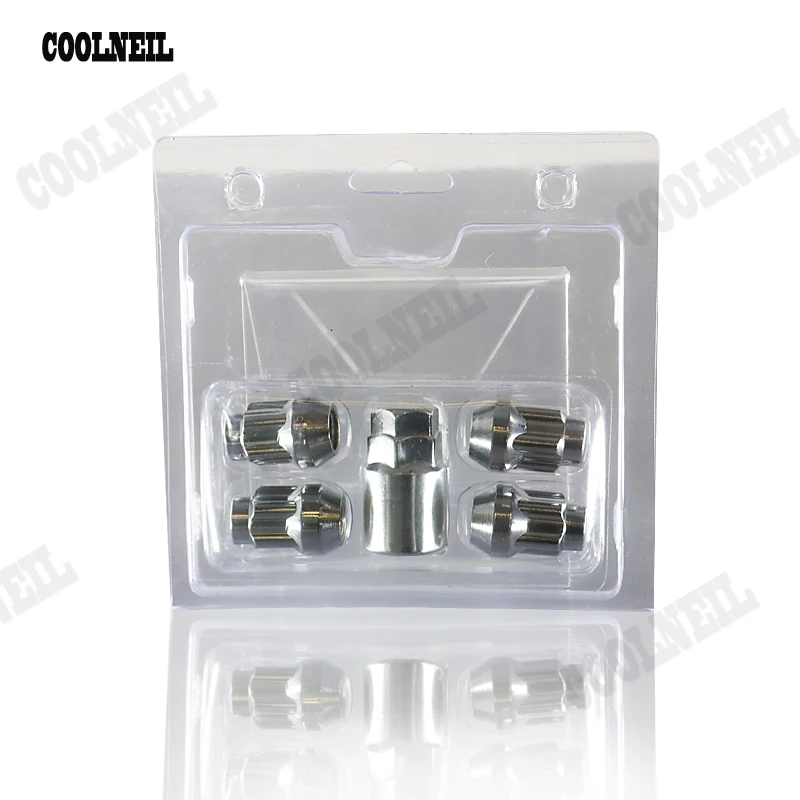 Аксессуары jdm стопорные гайки для колес M12X1.5 4 шт. замка + 1 ключ Toyata Honda KIA BYD |