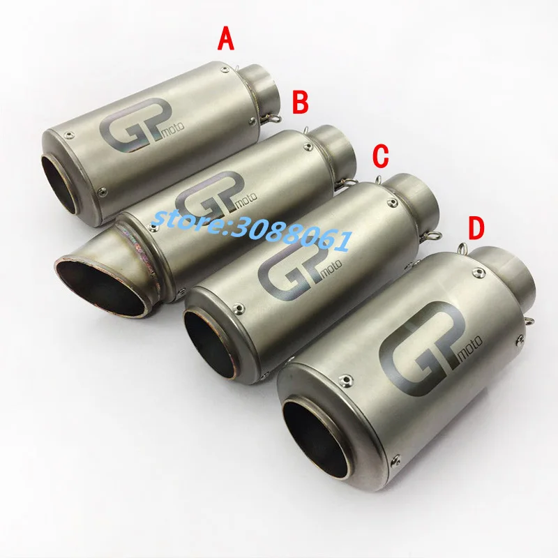 Универсальная мотоциклетная муфля из нержавеющей стали с лазерной маркировкой