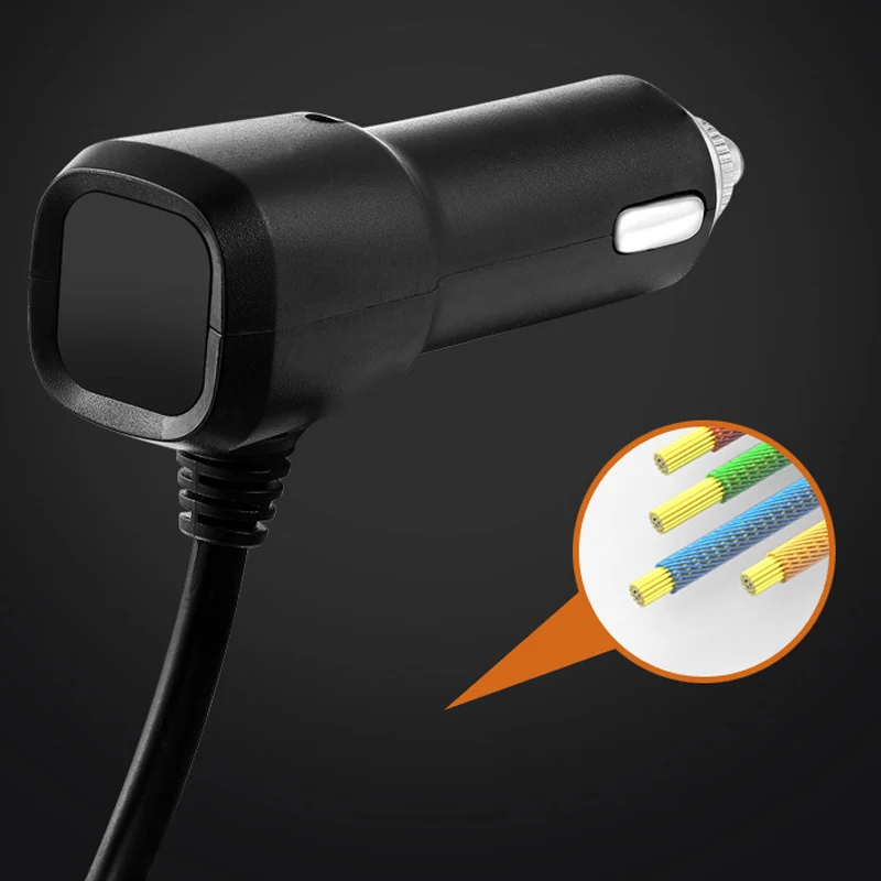 Автомобильного прикуривателя Мощность адаптер с двойной USB Порты и разъёмы чашка