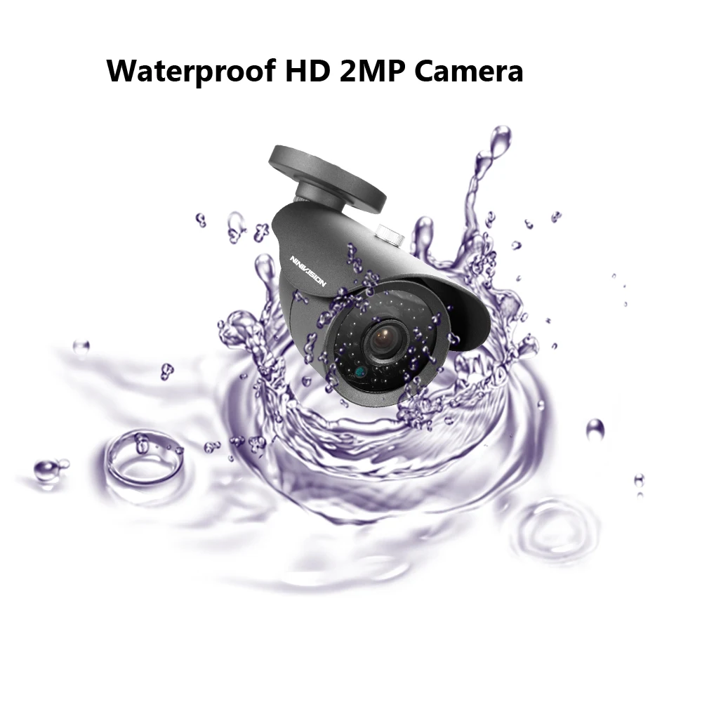 Домашняя 8-канальная система видеонаблюдения DVR AHD 1080P 2 0 мегапикселей улучшенная