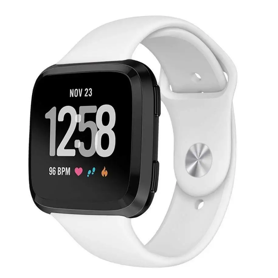 KINGBEIKE спортивный силиконовый ремешок для Fitbit Versa Сменные Ремешки наручных часов