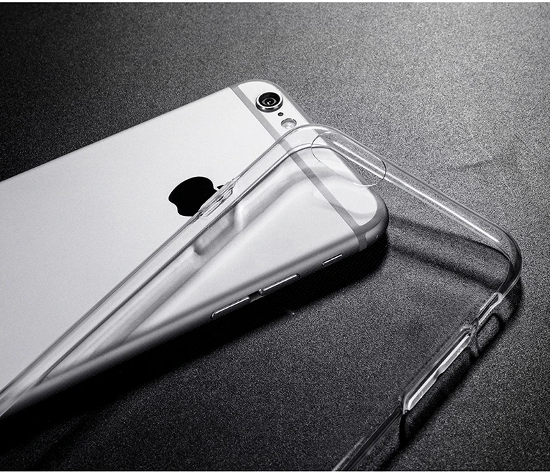 X Level Противоскользящий прозрачный мягкий ТПУ чехол для iPhone 6 6S 7 Plus силиконовые