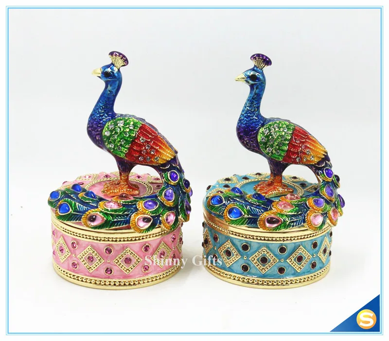 Свадебные украшения в виде павлина искусственных чешских кристаллов ювелирные