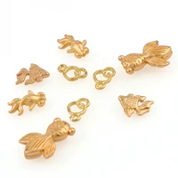 20pieces cute goldfish bubble fashion mix kc gold pendant diy bracelets necklace charm pendants jewelry accessories