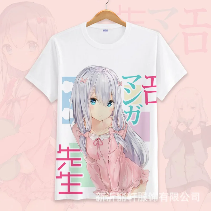Японский аниме &quotEromanga-Sensei&quot унисекс для ролевых игр топы летние повседневные