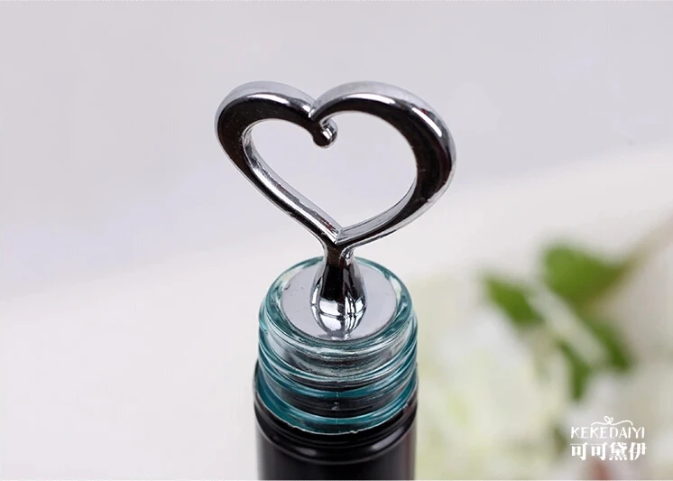 Элегантные винные бутылки в форме сердца пробки белой коробке свадебные