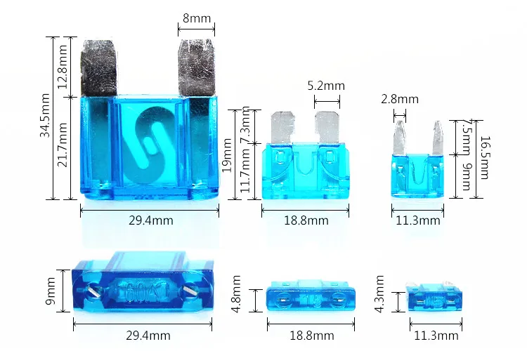 0,5 мм² 0,75 мм²-4мм² 5A 10A-50A маленький средний автомобильный водонепроницаемый предохранитель автомобильный модифицированный предохранитель гнездо держатель предохранителя с проводом/предохранителем