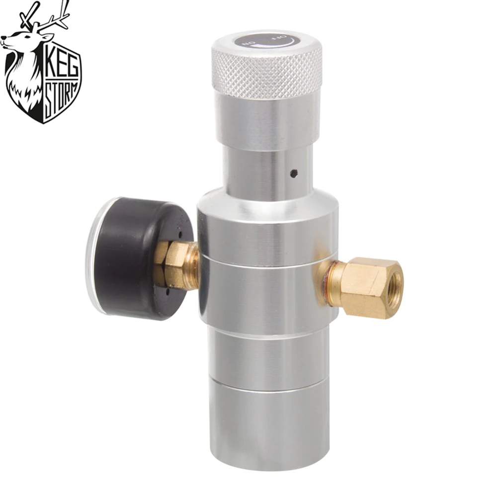2 шт. бочонок STORM CO2 газовый регулятор зарядное устройство 0-30Psi 3/8 5/8 для домашнего