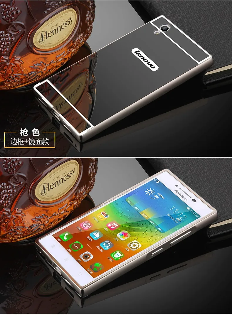 Роскошный Жесткий зеркальный чехол для телефона lenovo Lemon K3 K30-T, чехол-накладка " K 3 A6000 A6010, чехол для задней панели, защитный чехол