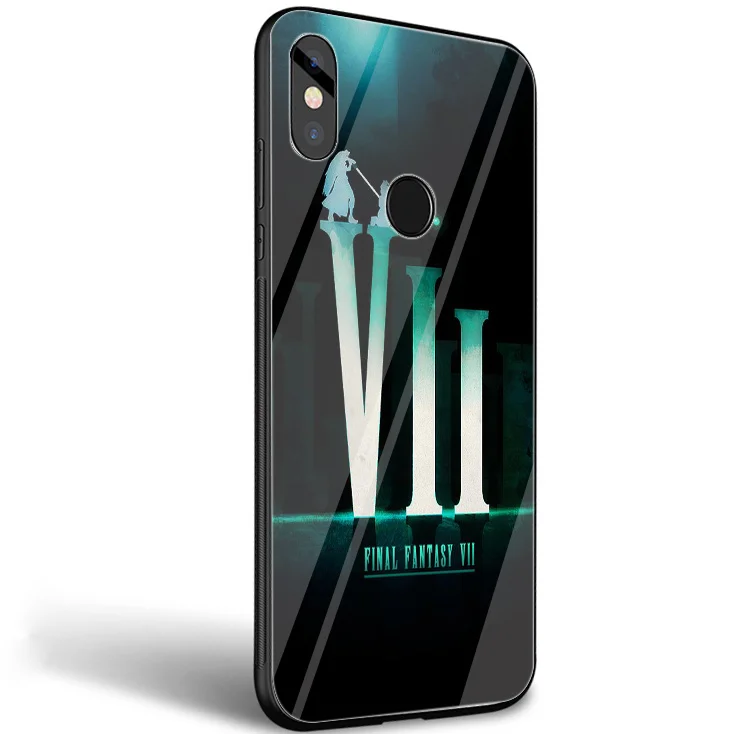 GerleeK стеклянный чехол из ТПУ Final Fantasy VII FF7 для Xiaomi 8 Lite A1 9 pocophone F1 Redmi Note 5 6 7 Pro 6A