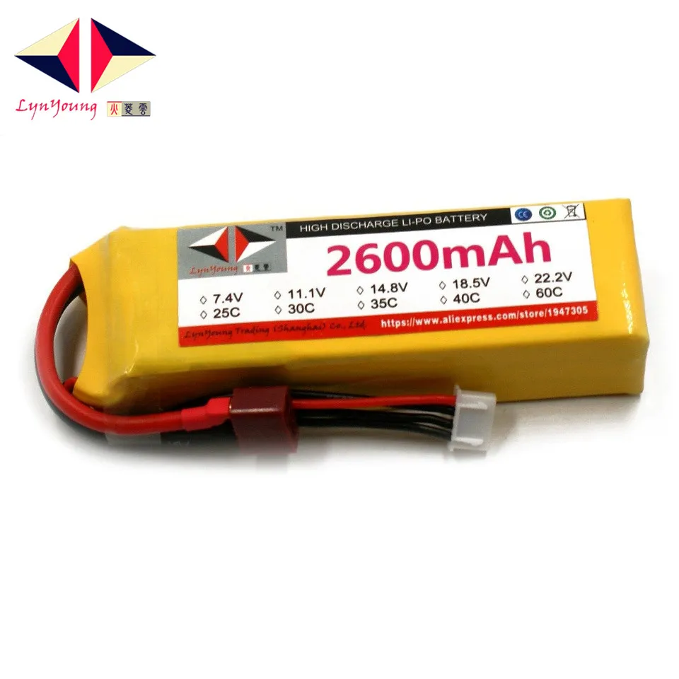 Аккумулятор HX Lipo 3S 11 1 В 2600 мАч 25C 30C 35C 40C 60C для радиоуправляемого дрона