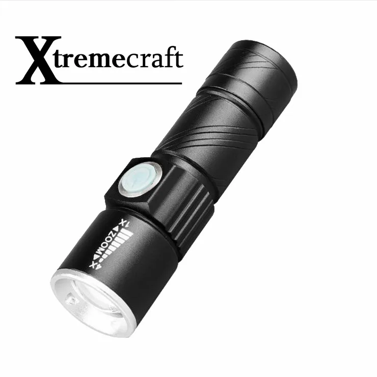 Xtremecraft 3000LM мини USB Перезаряжаемый фонарик портативный новейший яркий уникальный