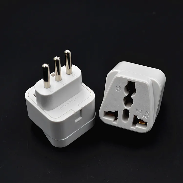 

10pcs/lot Universal AU EU US To Italy Uruguay Syria Kuba Plug Socket Travel Wall AC Power Charger Adapter Travel Converter