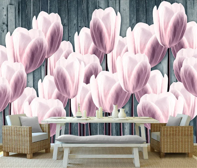 Flower Wall Mural Custom 3 d Modern Wallpaper Desktop Hd Murals Family Decor 3d for Bedroom Home Ideas | Обустройство дома