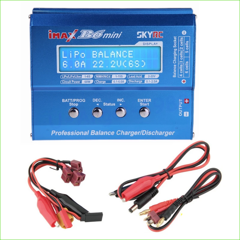 1pcs SKYRC Original Imax B6 Mini Professional Battery Balance Charger Discharger Multi-function For RC Helicopter Drone Charging | Игрушки и