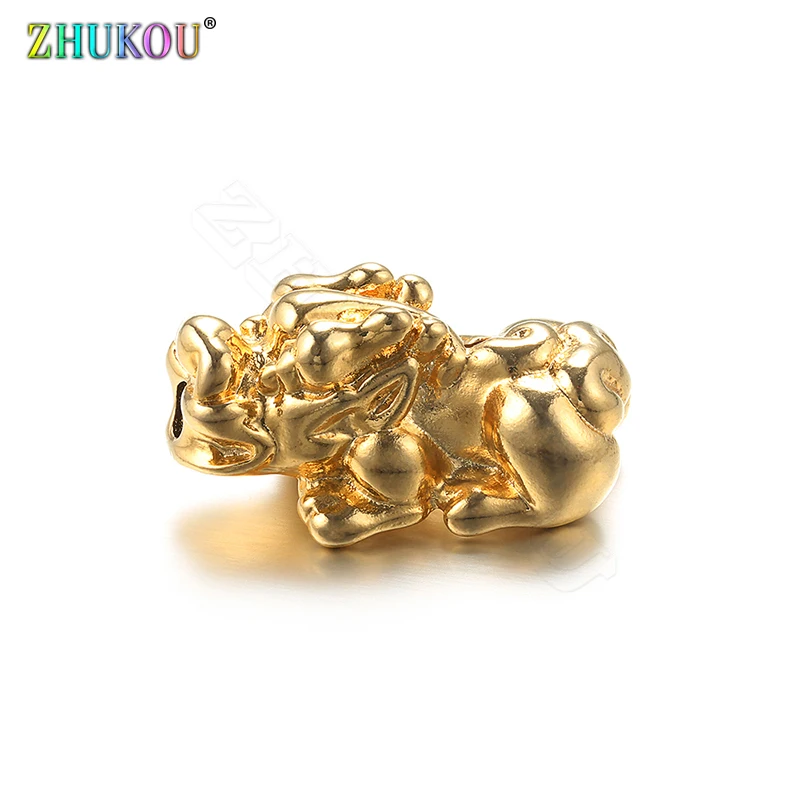 Сверкающие мифические кулоны Pixiu 12*25 мм кубические бусины из циркония DIY