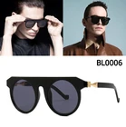 Солнечные очки JackJad BL0006 в винтажном стиле, аксессуар от солнца, в круглой и плоской оправе, 2020