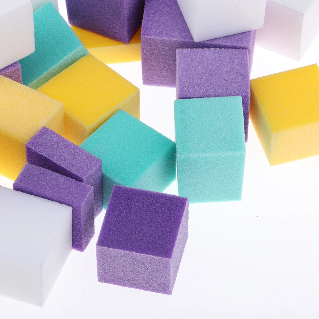 Набор из 60 мини-буферных файлов для дизайна ногтей буферный блок полировки