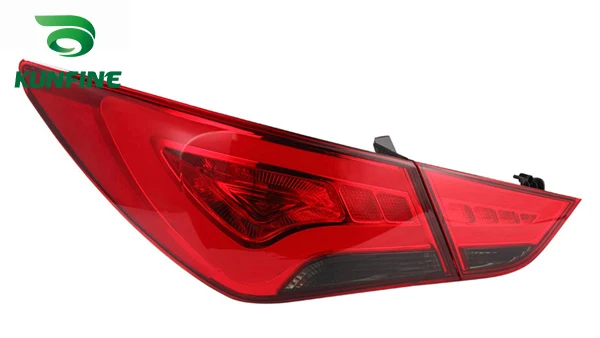 KUNFINE пара автомобильных задних фонарей в сборе для HYUNDAI SONATA 2011 2016 светодиодный