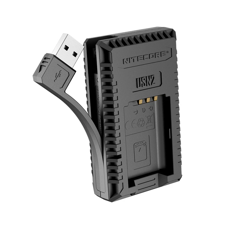 NITECORE USN2 зарядное устройство для камеры sony NP-BX1 батареи; совместимый с DSC-HX350, DSC-H400, DSC-HX400 DSC-RX100M5, DSC-RX1RM2