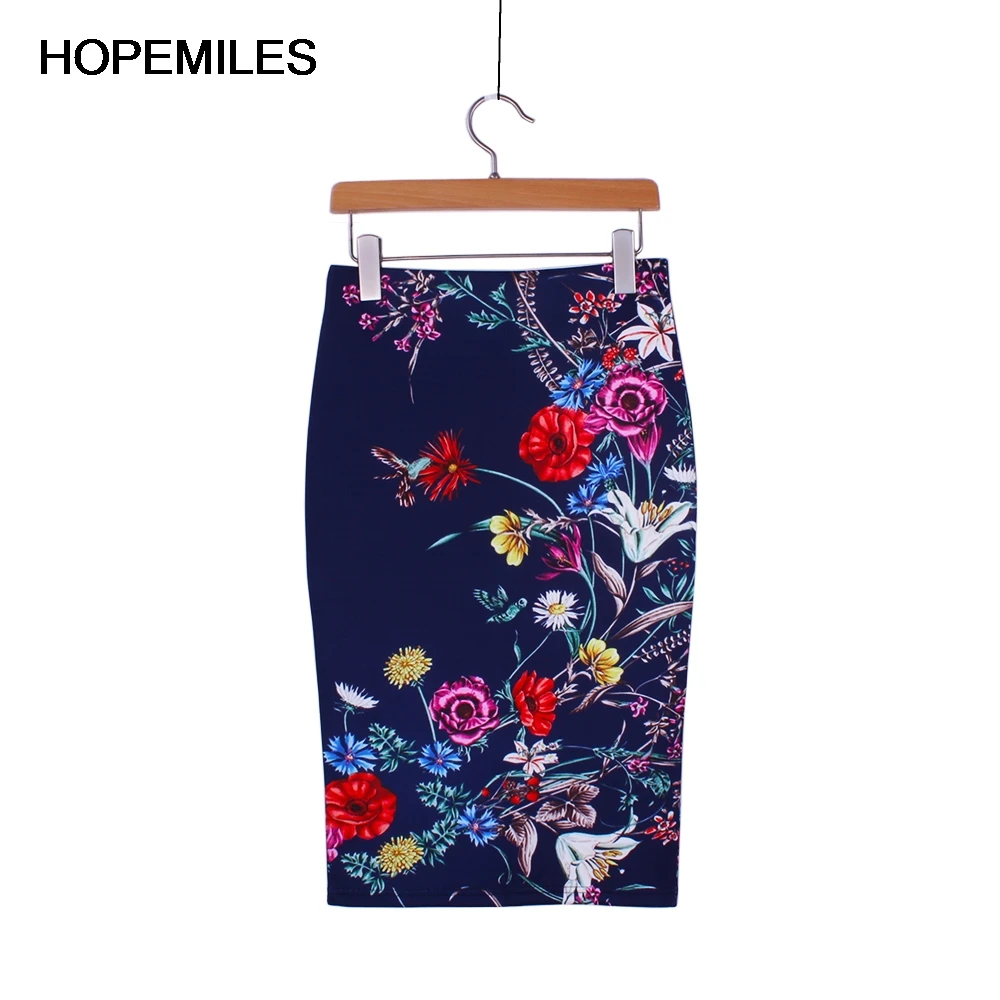 Женская юбка карандаш средней длины с цветочным принтом|skirt ladies|pencil skirtgirls pencil skirt |