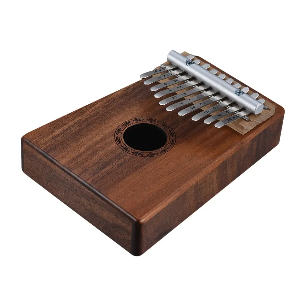 Ammoon 10 клавишное пианино для большого пальца Kalimba Mbira Sanza Гавайский КоА из твердой