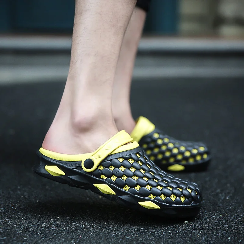 Мужская обувь Crocs 2019 летние мужские шлёнпанцы Shoes для мужчин|Сандалии| |
