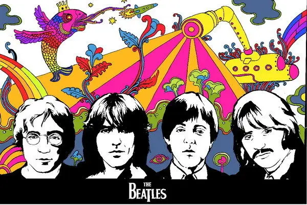 The Beatles-Леннон Маккартни Супер Звезда Рок-Группа 50*70 см Плакат | Дом и сад