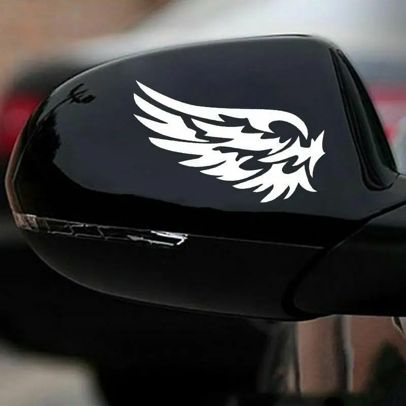 

Angel Wings Reflective Car Stickers Fashion Car Rearview Mirror Strip Wall Decal