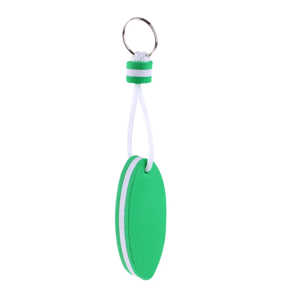

Pack Of 5pcs Oval Shaped Foam Floating Boat Key Chain Ring Key Holder