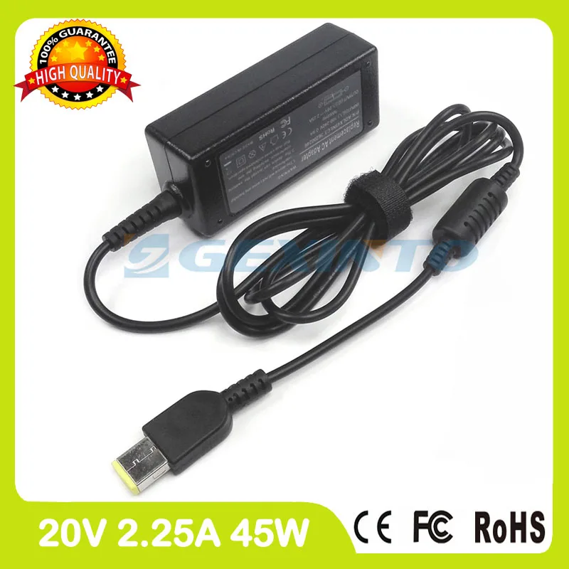 

for Lenovo charger 20V 2.25A 0B47035 45N0473 45N0474 36200281 36200602 0B47036 0B47037 ac adapter for Lenovo ThinkPad Yoga 12