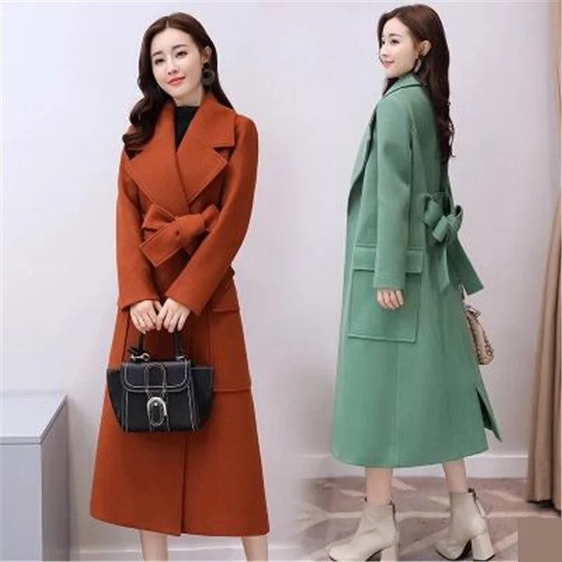 2018 модное пальто осенне зимняя одежда шерстяное Высокое качество Новое