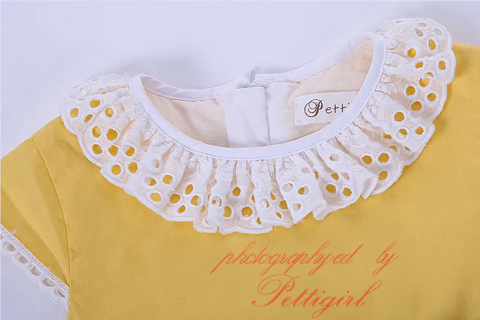 Pettigirl/желтый Топы корректирующие цветок с Головные уборы Обувь для девочек