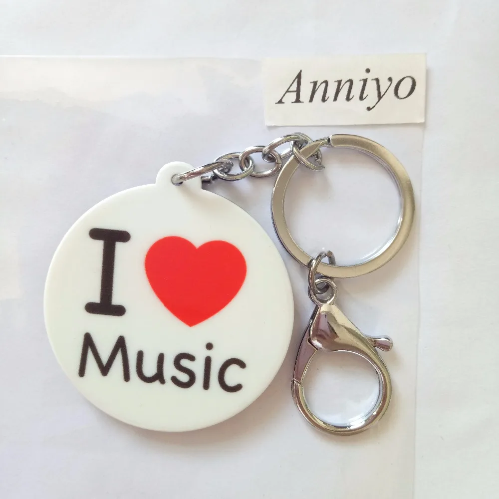 Цепочка для ключей Anniyo I LOVE Never модные ювелирные изделия из