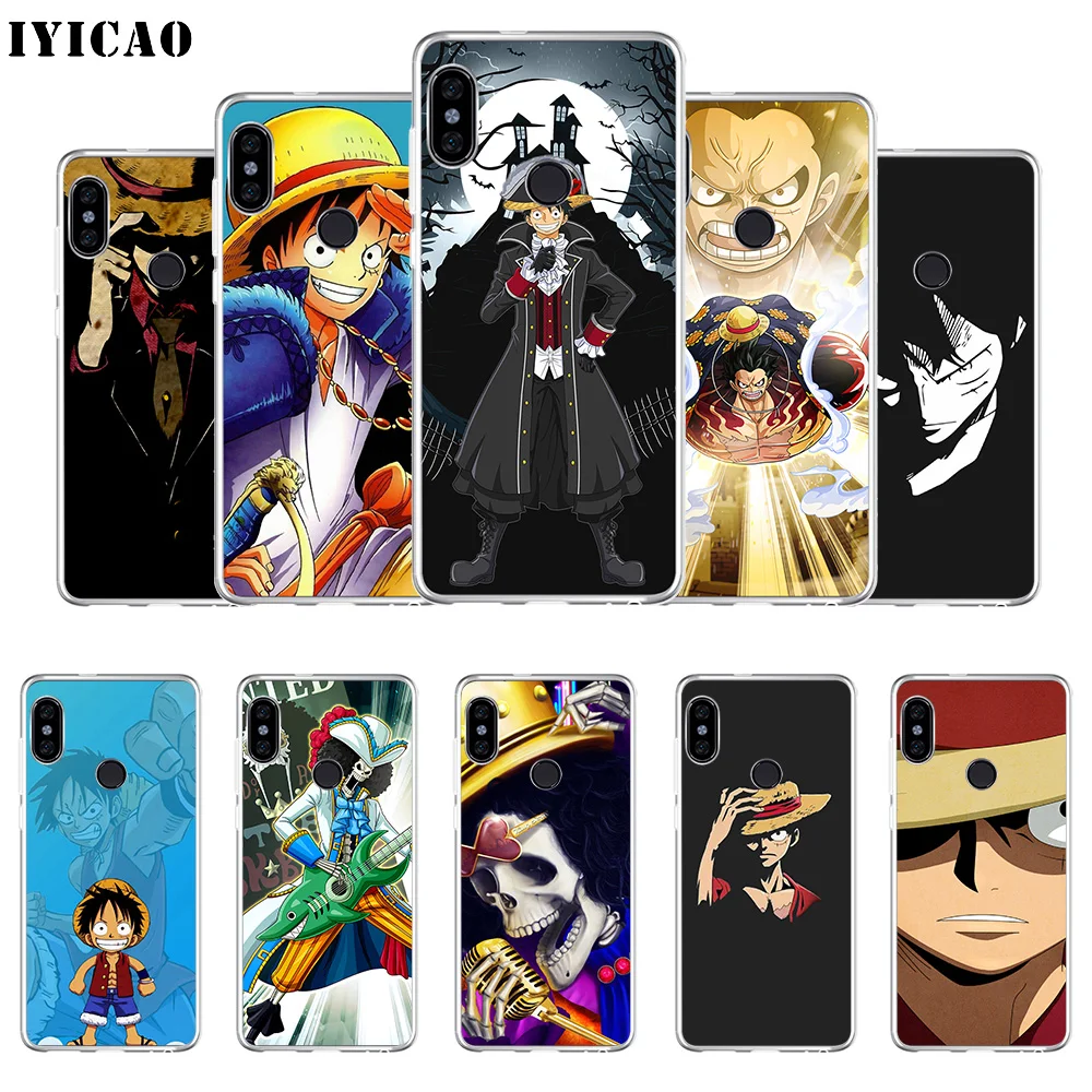 Мягкий силиконовый чехол для телефона IYICAO One piece Luffy Xiaomi Mi 9 8 SE 6 A1 A2 Lite F1 MIX2S MIX3 из