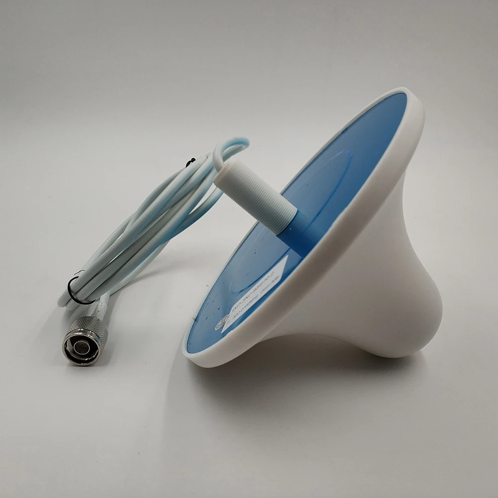 

800~2700MHz 3dBi Indoor Ceiling Antenna N-male 2m Cable Mushroom Antenna for 2G 3G 4G Signal Booster Cell Phone Signal Repeater
