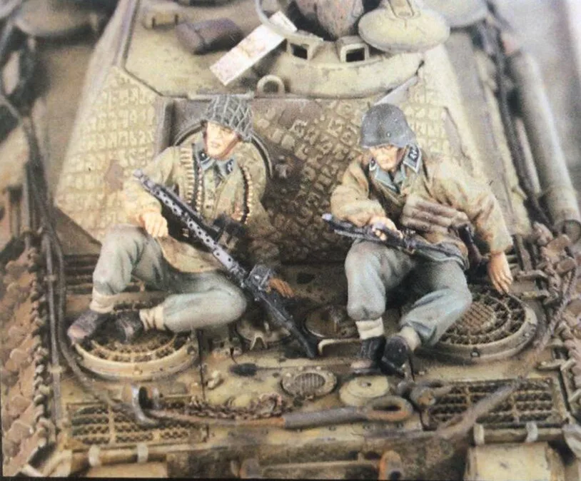 1/35 модельная фигурка из смолы комплект нераскрашенный 592 | Игрушки и хобби