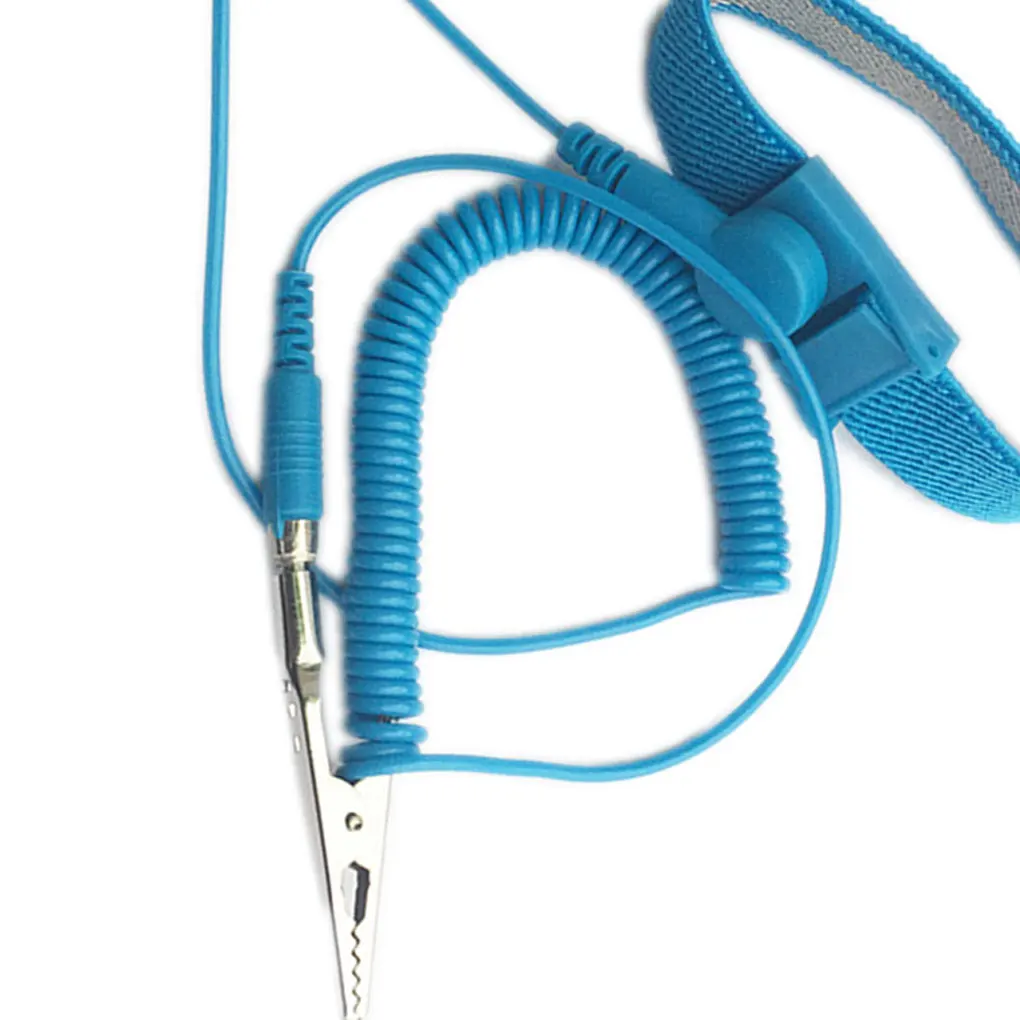 Антистатический браслет из пвх ESD ремешок на запястье антистатический браслет полоса разряда заземление предотвращает статический шок