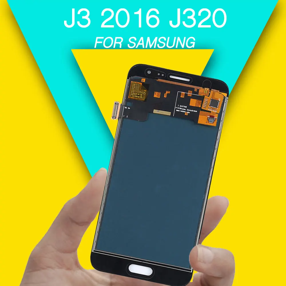 ЖК дисплей для ремонта samsung экран j3 2016 дигитайзер Сенсорная сборка Galaxy J320m LCD J320