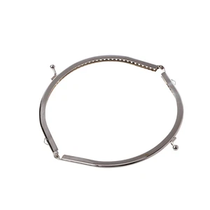 1 шт. металлическая рамка с поцелуйной застежкой свод сделай сам для сумок серебристого цвета 15 см супер мини рамка